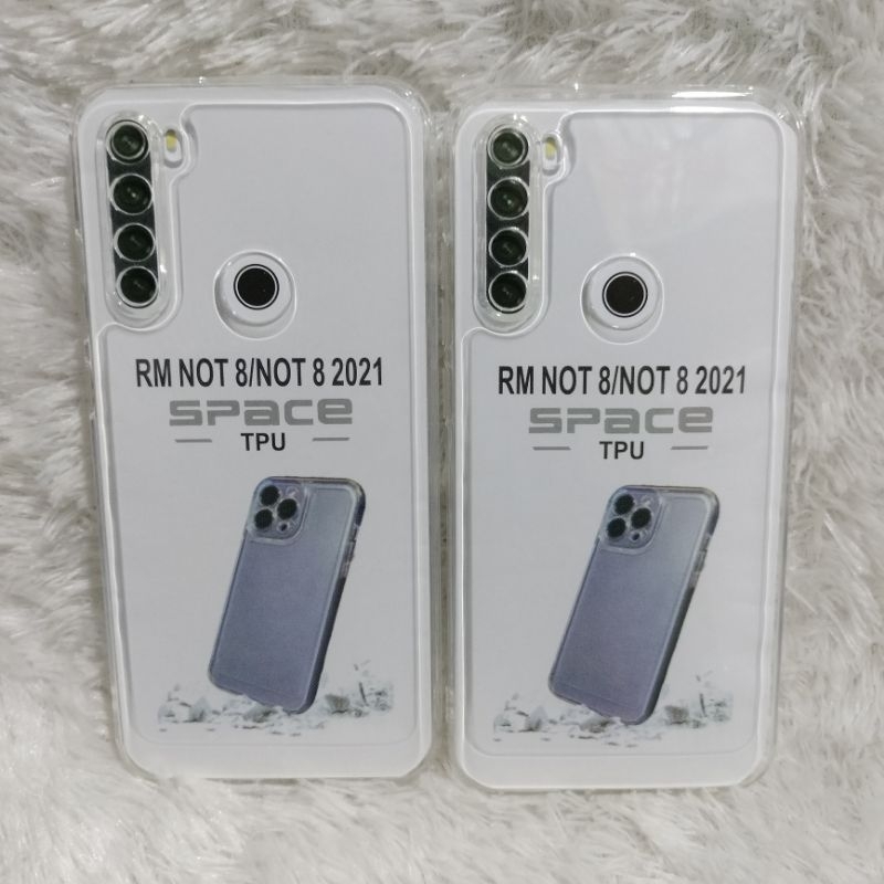 Softcase Casing REDMI NOTE 8/REDMI NOTE 8 2021 BENING Trasparan Pelindung belakang HP+Camera