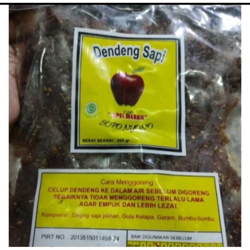 

Dendeng Sapi Cap Apel Merah 200 gram