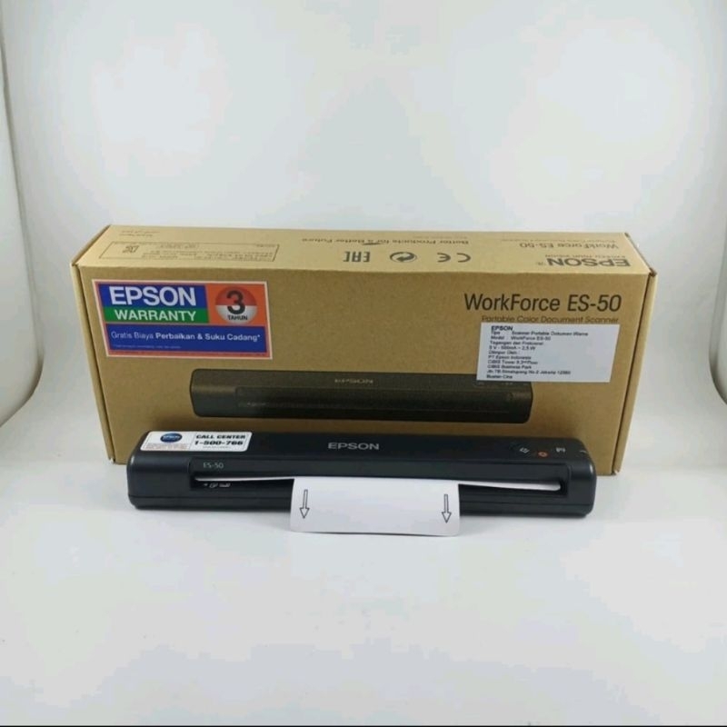 Scanner Epson Workforce Es50 - wf es-50 A4 F4 Garansi Resmi Epson