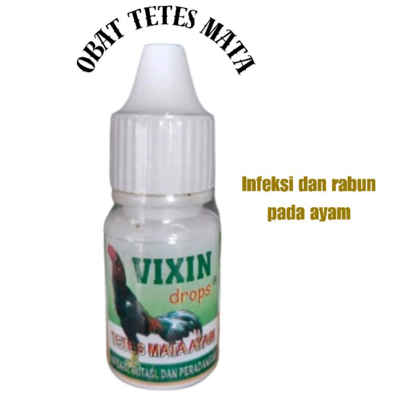 OBAT TETES MATA AYAM SAKIT VIXIN DROP | VIKSIN OBAT TETES MATA AYAM RABUN OBAT RADANG MATA