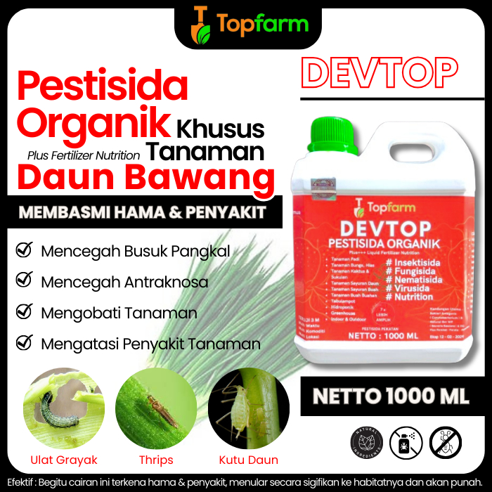 Obat Semprot Hama Bawang Daun / Obat Semprot Hama Ulat Daun Bawang / Obat Hama Ulat Daun Bawang / Ob