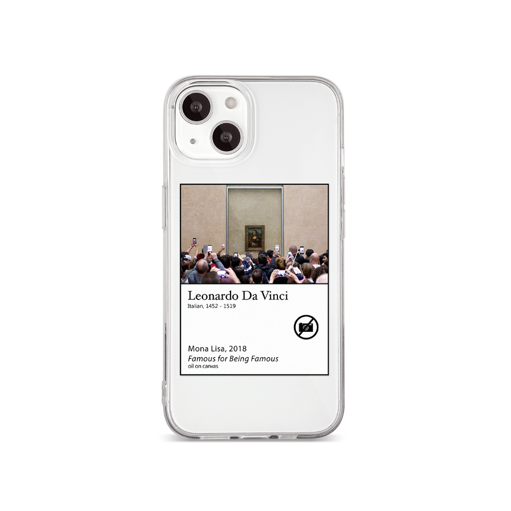 iPHone Case Leonardo Da Vinci by Qucus, Ready semua Seri iPhone 7 8 X Xr 11 12 13 14 15 16 Pro Proma