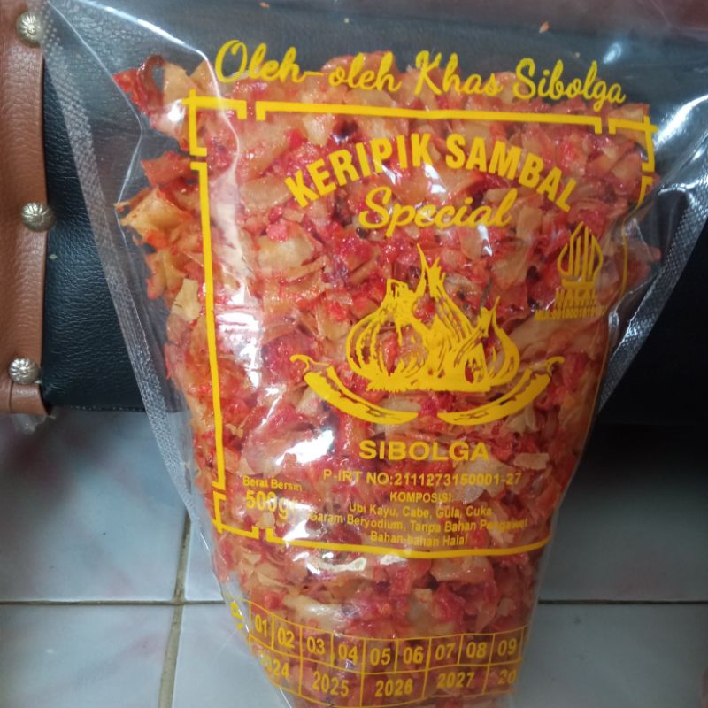 

KERIPIK SAMBAL SPESIAL KHAS SIBOLGA 1/2KG