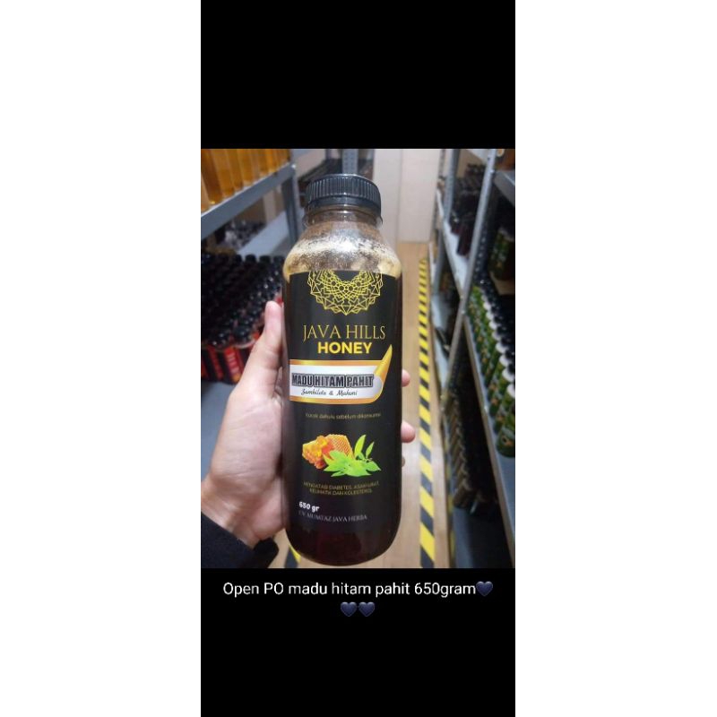 

Madu Hitam Pahit Java Hills Original (asam urat, kolesterol, darah tinggi)