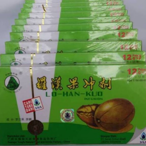 

Hot Sale LO HAN KUO Infusion Lohankuo pereda panas dalam batuk pilek