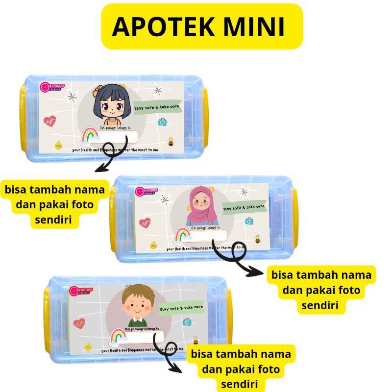 Custom Kotak obat - Apotek Mini