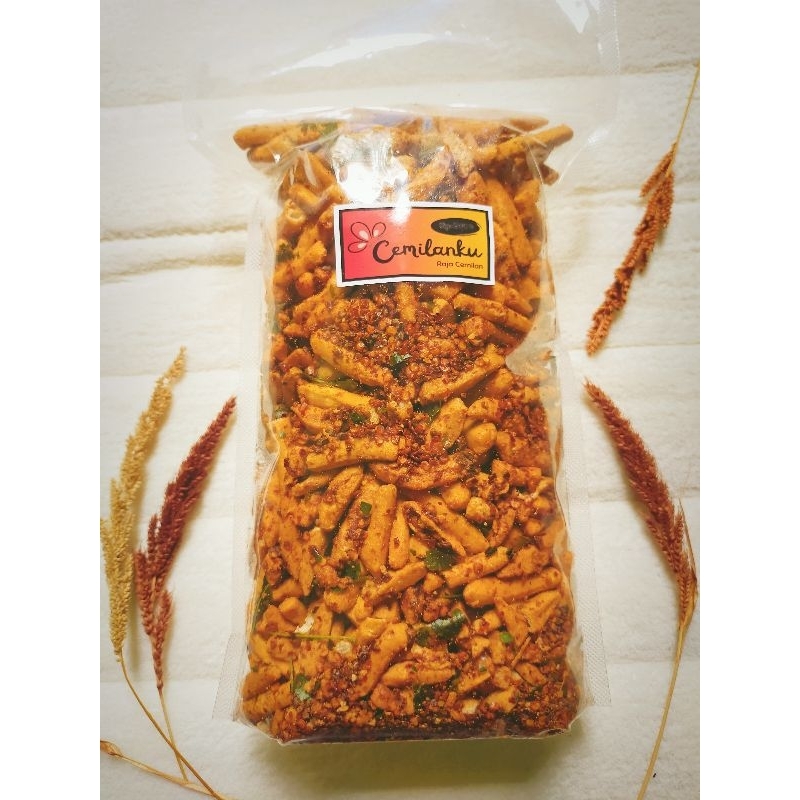 

Basreng Pedes Daun Jeruk & Chili Oil JEDEPE 1kg