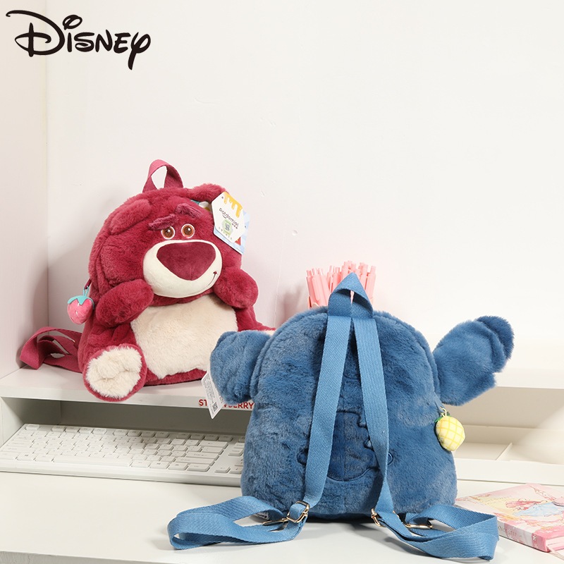 POTDEMIEL Tas Ransel Backpack Disney Lotso Stitch IMPORT ORIGINAL