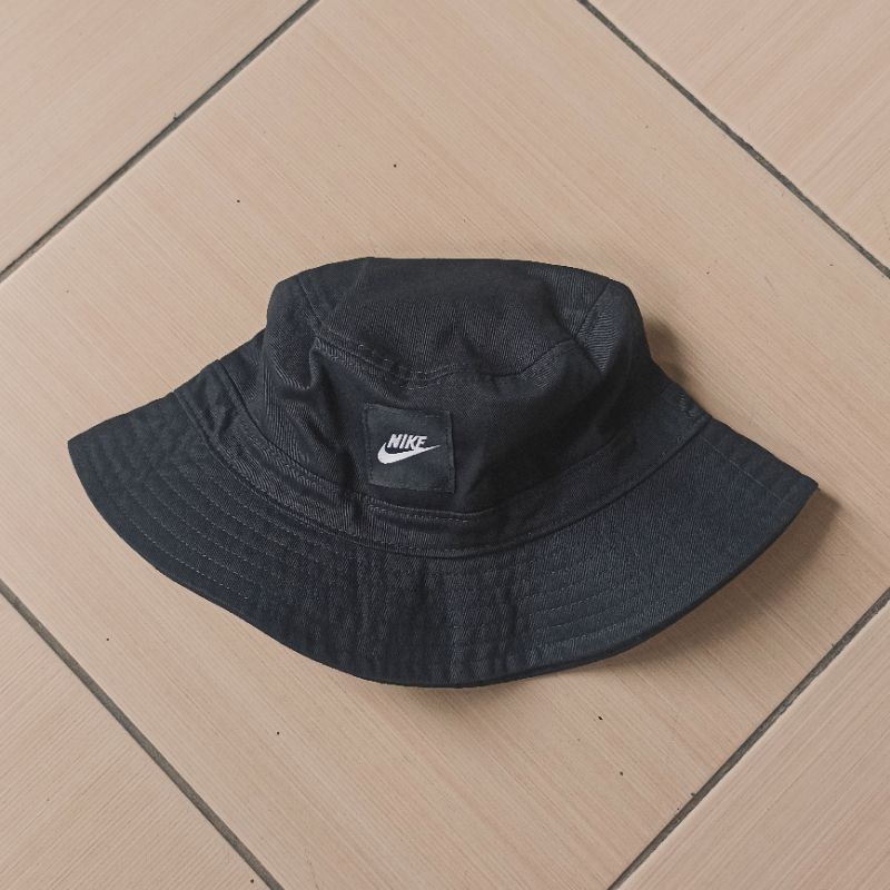 NIKE NSW BUCKET HAT BLACK - 100% ORIGINAL