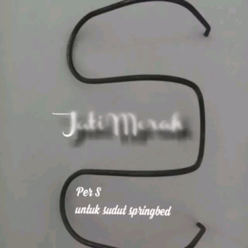 Per pegas besi S per springbed