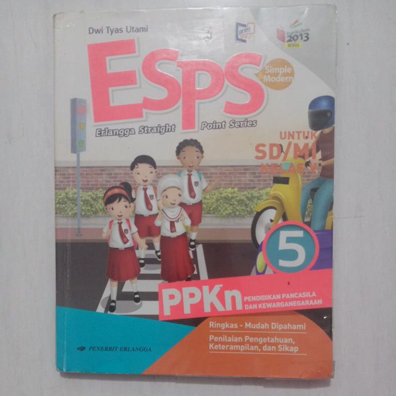 Buku ESPS PPKN Kelas 5 SD bekas