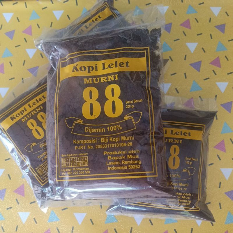 

KOPI LELET MURNI 88 Kopi LASEM Kopi 88