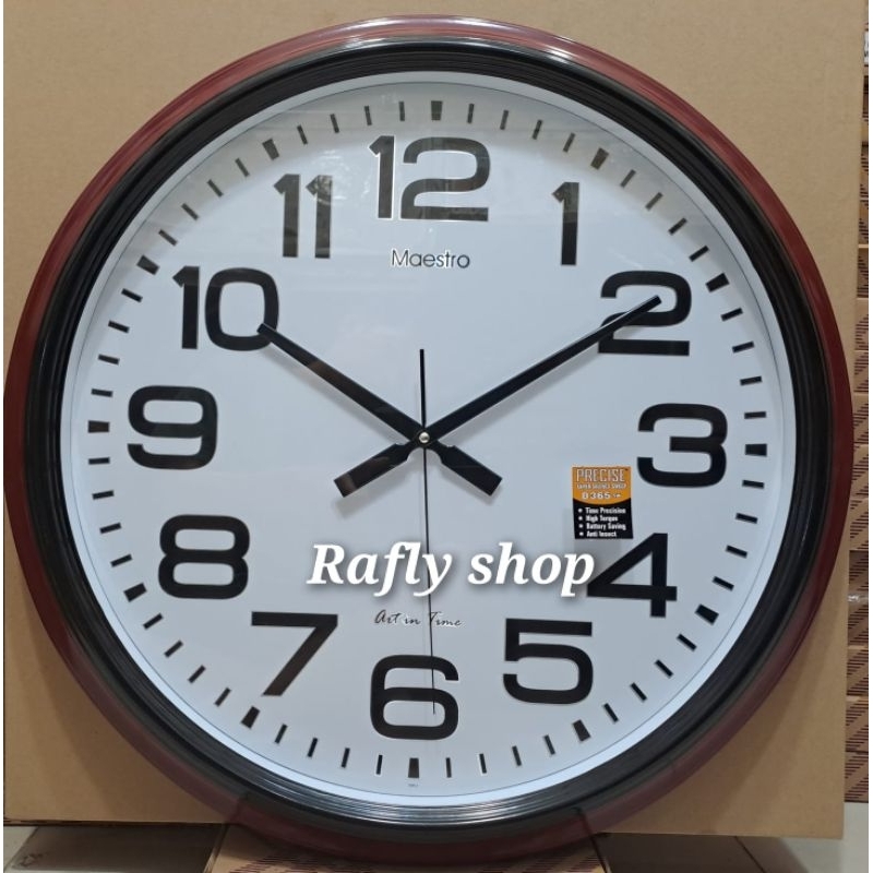 jam dinding jumbo /besar 60cm maestro 6151 -3