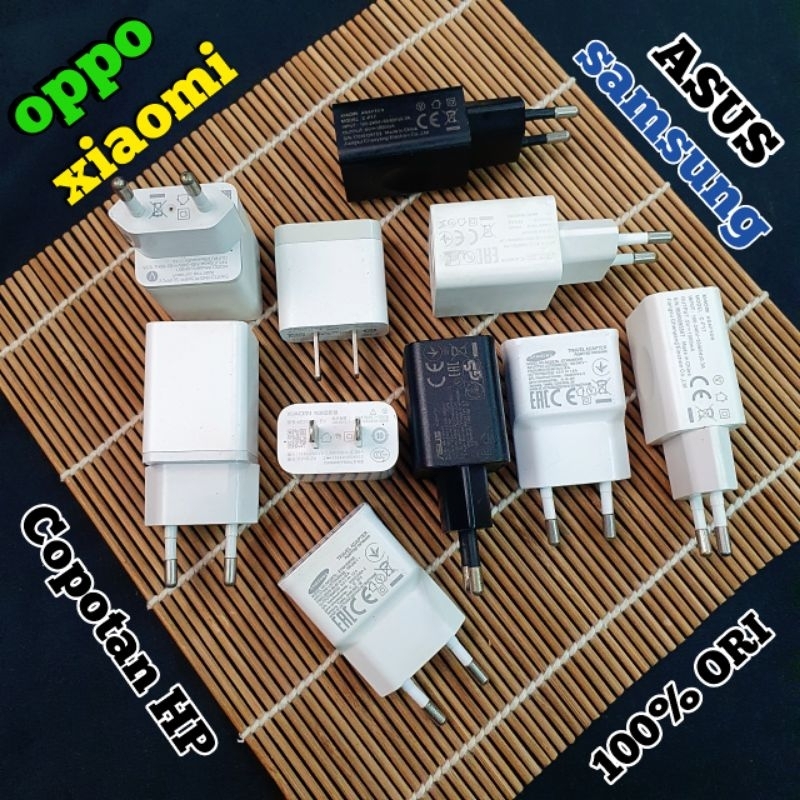 [PROMO] Adaptor | Batok Charger Original 100% Copotan HP Xiaomi, Oppo, Samsung, Vivo, Asus ( Second 