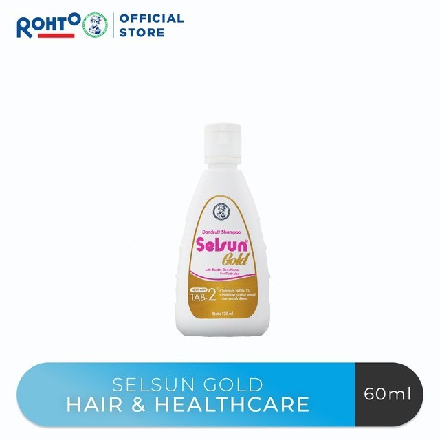 sampo anti ketombe selsun gold 60ml