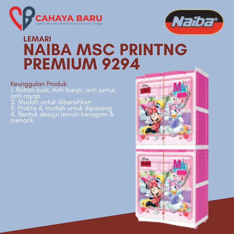 LEMARI NAIBA MSC PRINTNG PREMIUM 9294