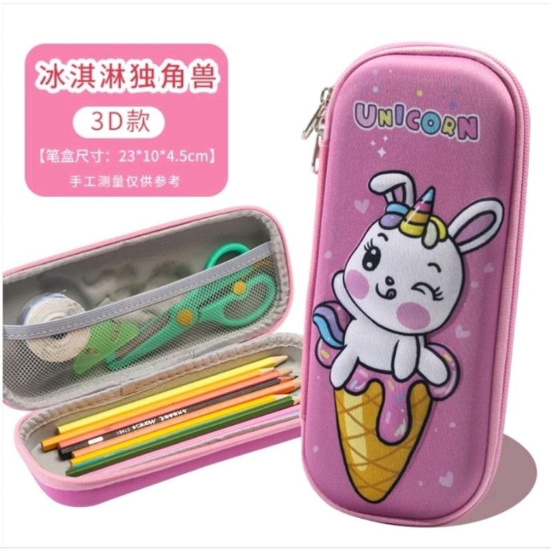 

Tempat pensil / Pensil Case Bunny Icecream