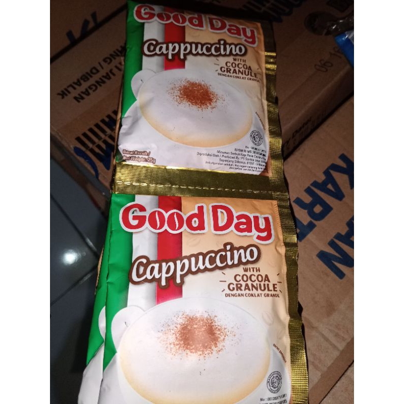 

good day capuccino 10sachet 25g