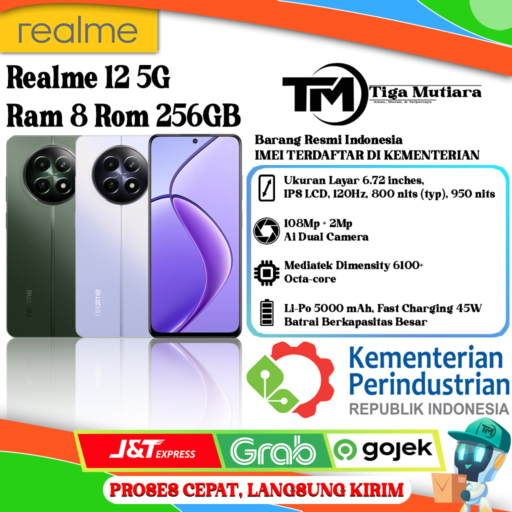 Realme 12 5G Ram 8 Rom 256GB