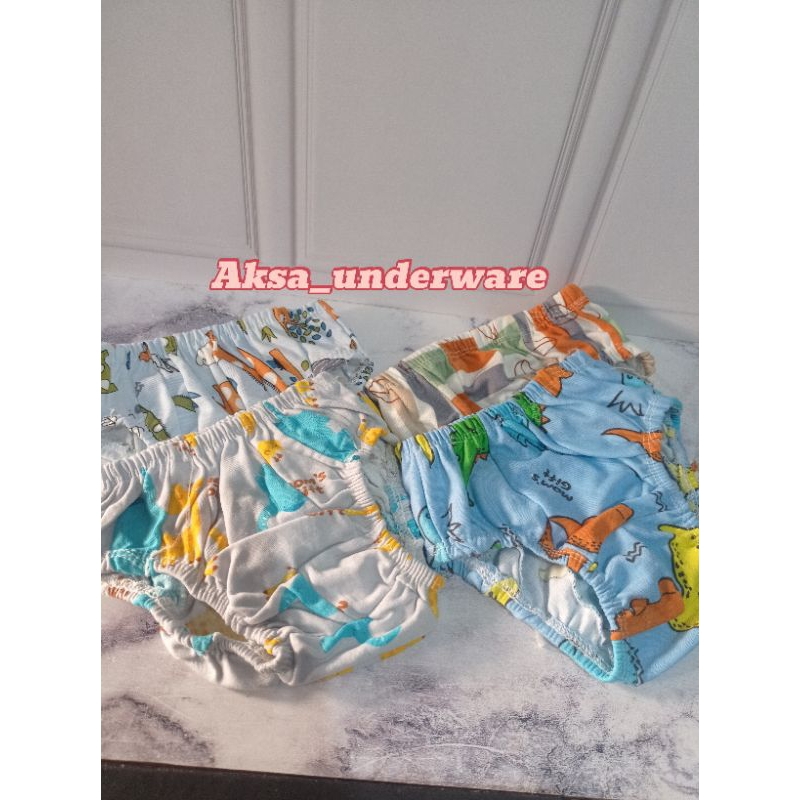 12 Pcs Celana anak laki laki Perempuan / Celana Dalam Anak Libby Velvet Babydoll CD anak Kemasan POU