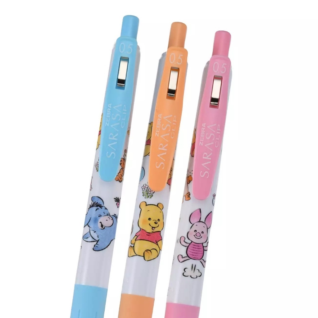 

Zebra Sarasa Disney Winnie the Pooh Chibi Illustrated by Lommy Disney Store Exclusive 0.5mm Gel Ink Pen Limited Edition