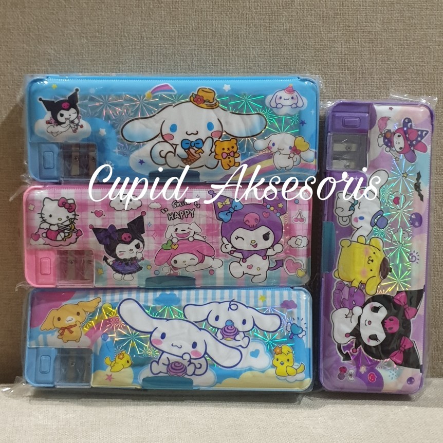 

TEMPAT PENSIL / KOTAK PENSIL MAGNET 2 SISI KUROMI MELODY CINNAMONROLL