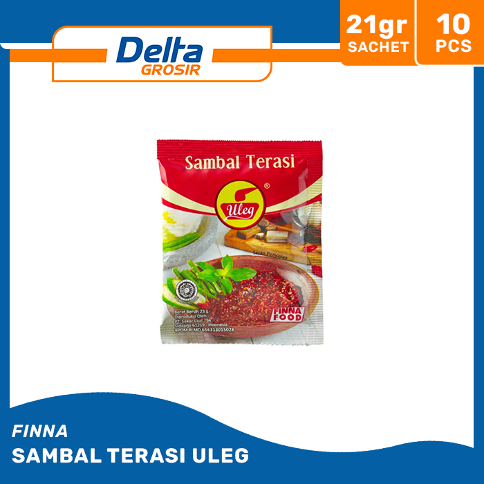 

Sambal Terasi Uleg Finna Sachet [1 Pack : 10 Sachets] Pedas Mantap