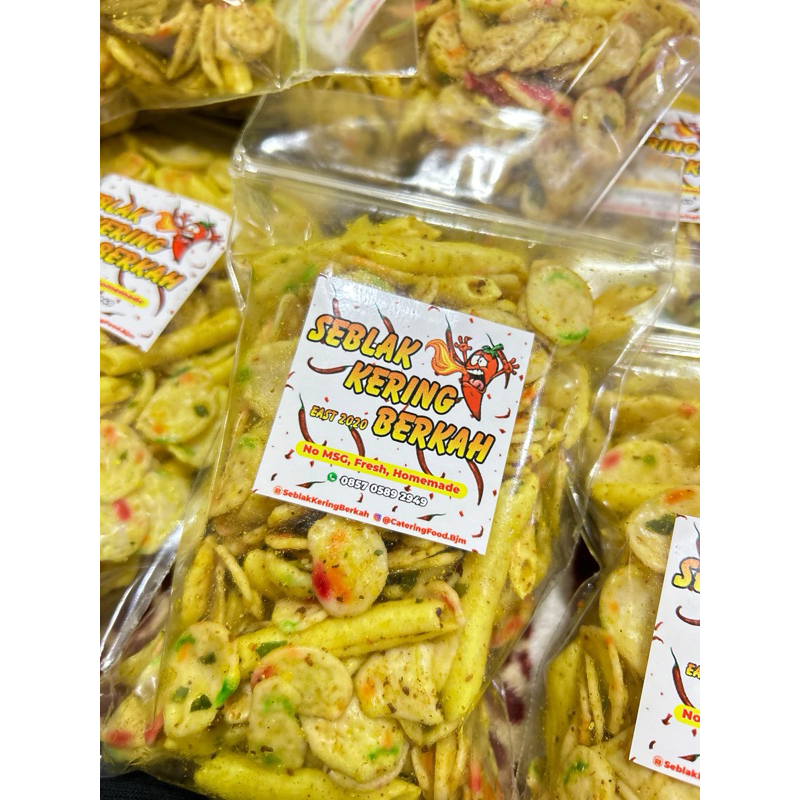 

Seblak Kering Pedas Asin Jeruk Purut