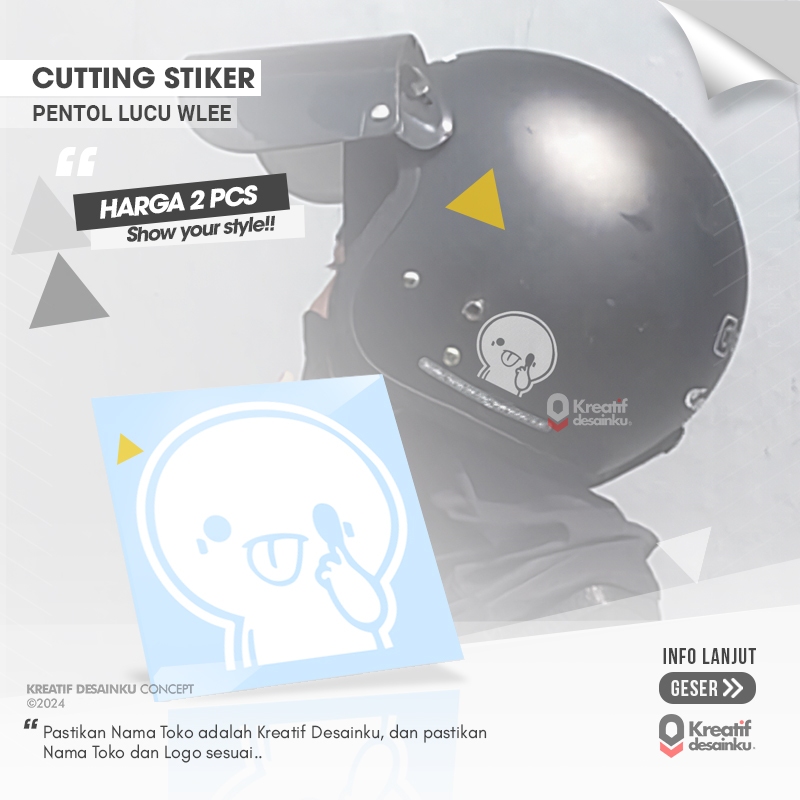 Cutting Stiker Pentol Lucu Ledek Variasi Motor Mobil Sticker Veriasi Aksesoris Keren Cute Dasbor Vis