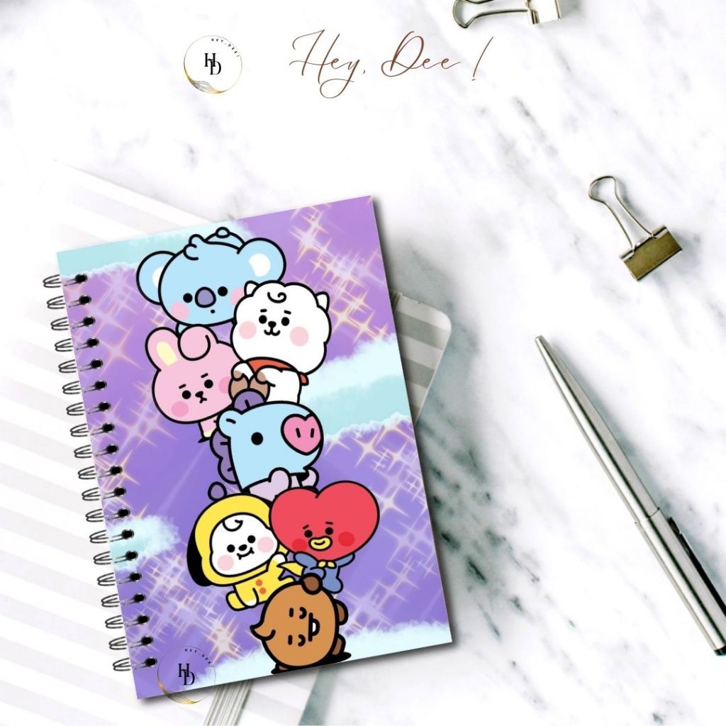 

HeyDee Notebook A5 Spiral Edisi BT 21 SERIES