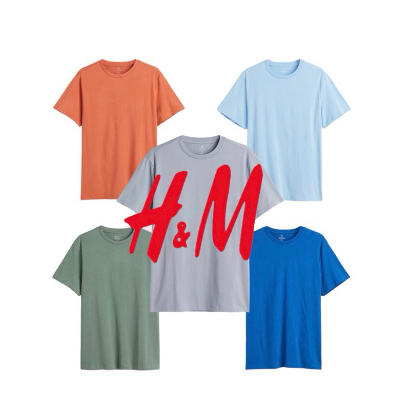 KAOS HNM POLOS REGULER FIT / TSHIRS ATASAN PRIA WANITA