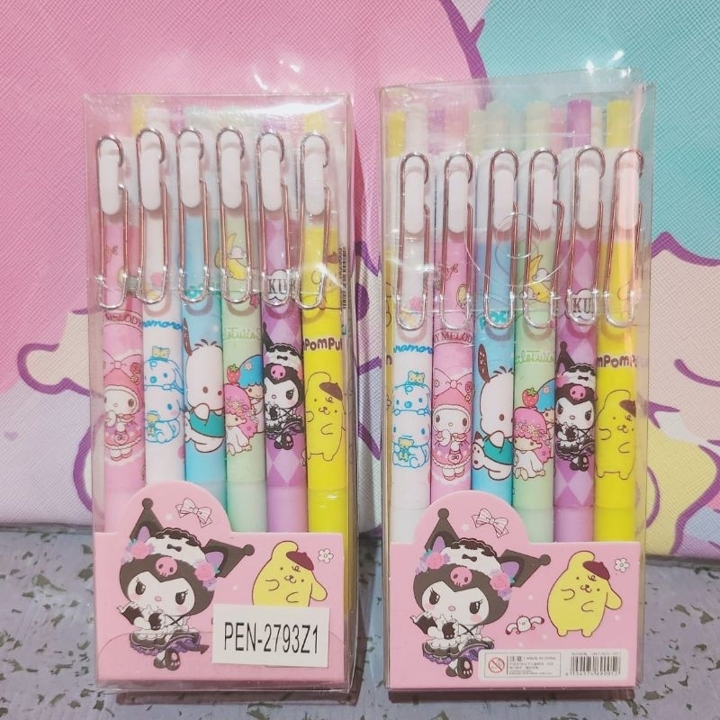 

Pena Sanrio Set 12 Gel Pen Box ATK Alat Tulis