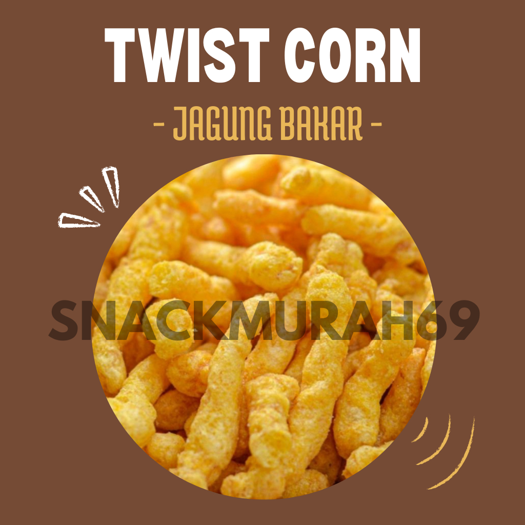 

Twist Corn Jagung Bakar 500 gram Terenak Termurah