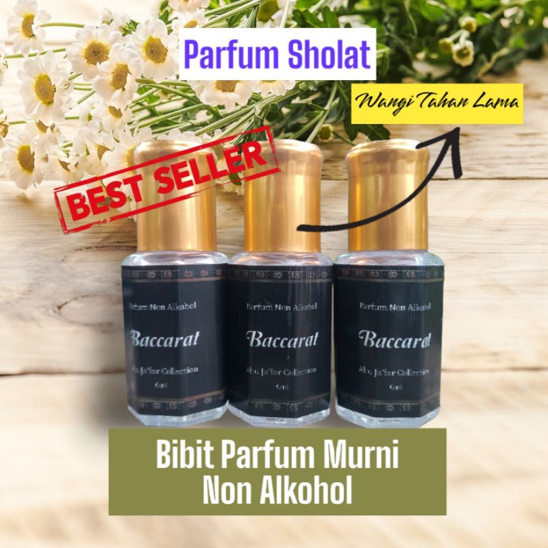 Parfum Bibit Murni Non Alkohol 100% Aroma Baccarat Khas Timur Tengah | Minyak Wangi Bibit Murni Parf