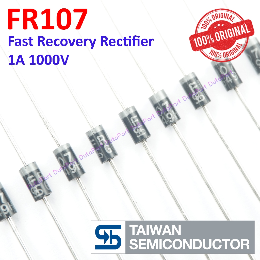 FR107 1A 1000V ORIGINAL TSC TAIWAN Fast Recovery Diode Dioda FR 107