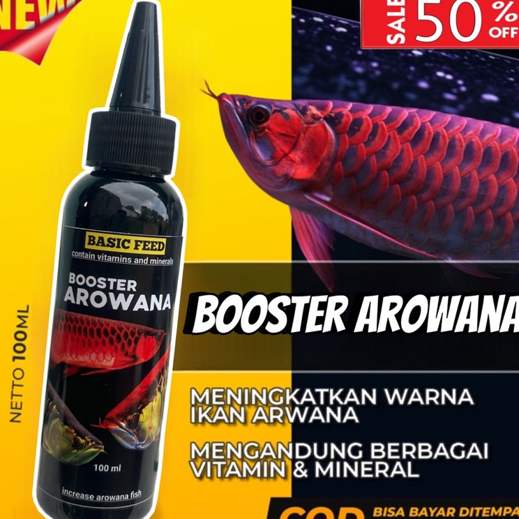 Promo Surprise  VITAMIN BOOSTER 1ml ikan arowana  meningkatkan warna ikan arwana super red 1ml