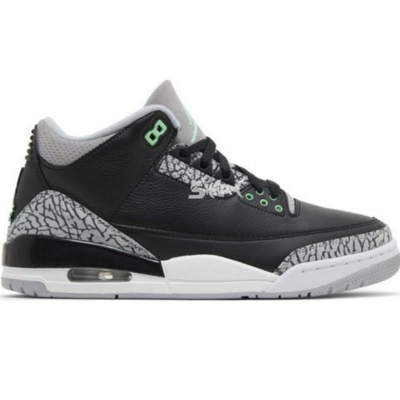 Air Jordan 3 Retro "Green Glow" 100% Authentic