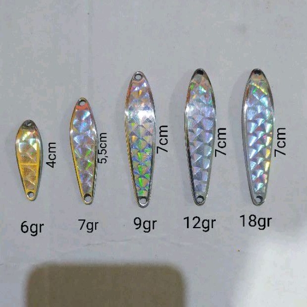 LURE UMPAN MINI UL STANLEES MICRO TIPE S 4Gr 6Gr 8 Gr 9Gr 12Gr 18Gr & SET TRIBLE /STIKER HOLOGRAM SI