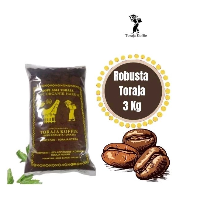 

Kopi Robusta Toraja Kopi Bubuk Robusta 3kg Kopi Toraja