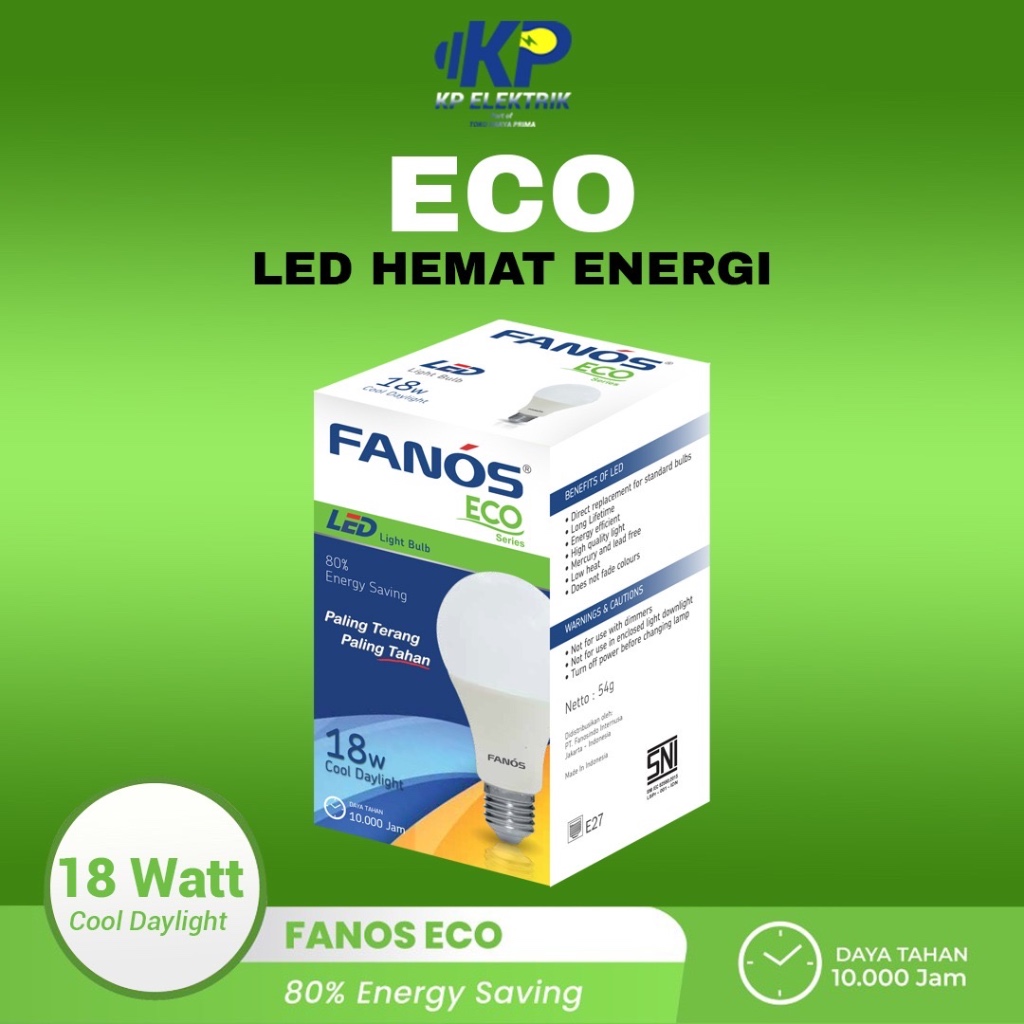 Lampu Fanos LED Eco 18 Watt