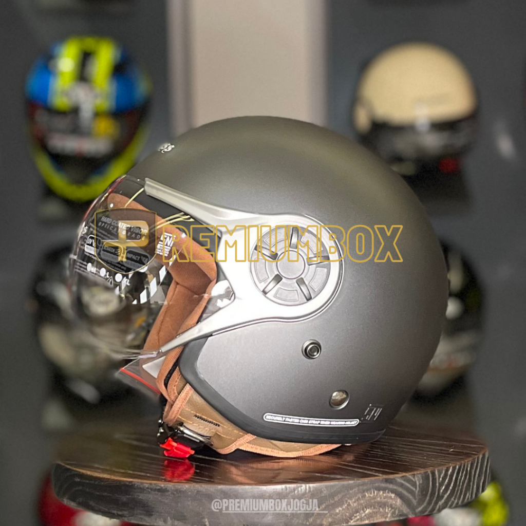 Helm Cargloss YRH Hijab Anchore Grey Doff