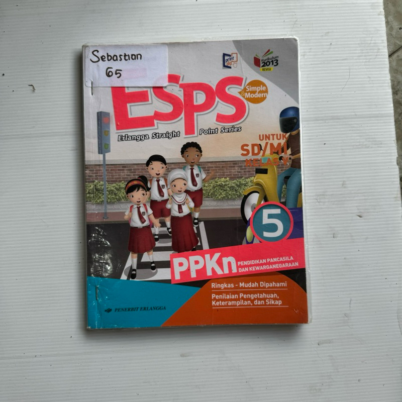 Buku ESPS 5 PPkn IPS 2013