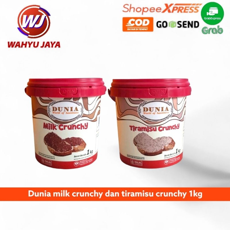 

Dunia milk crunchy dan tiramisu crunchy 1kg