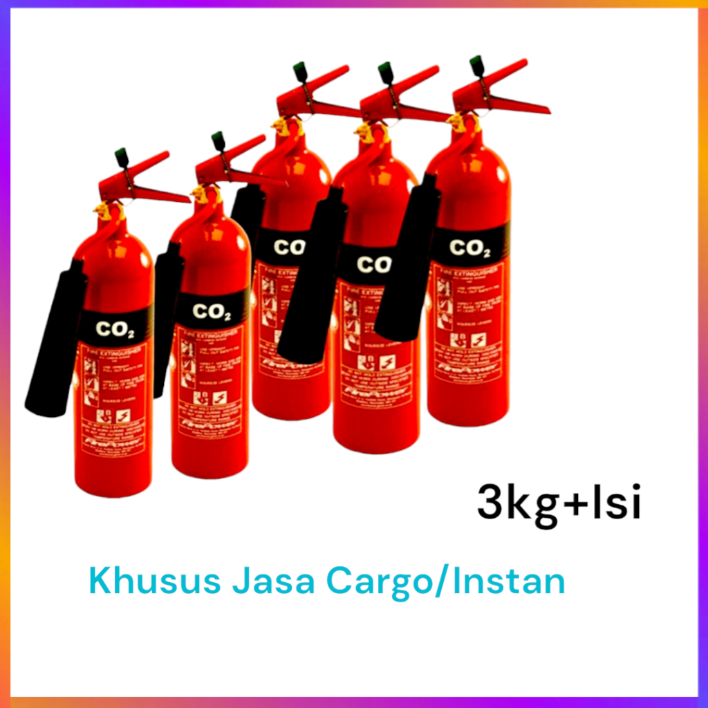 APAR 3KG Karbondioksida (CO2) GLOBAL / Set Komplit
