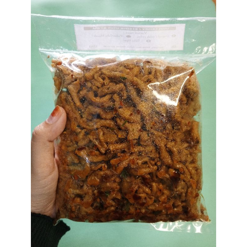 

Usus crispy kemasan 250 gram