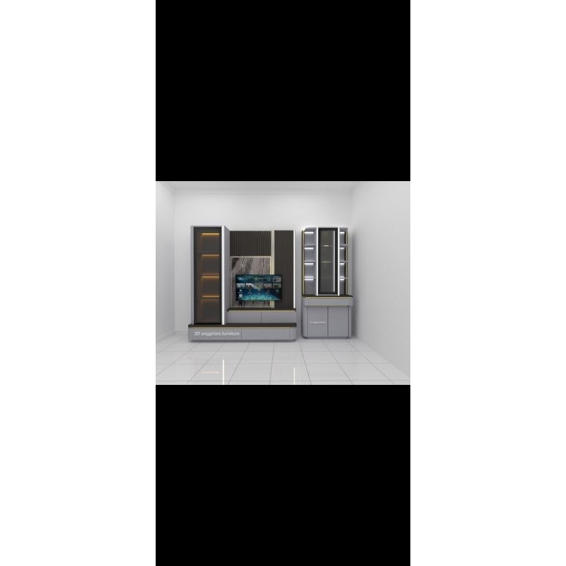 Backdrop TV Minimalis Modern