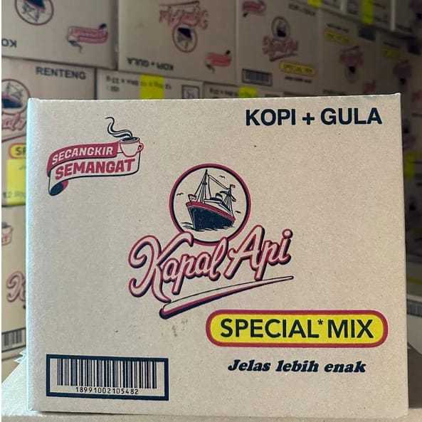 

Kopi Kapal Api Mix + Gula