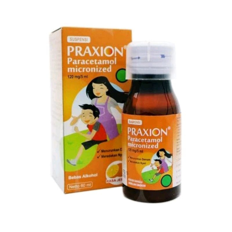 Praxion Sirup Pereda Demam dan Nyeri pada Anak 60 mL / Praxion