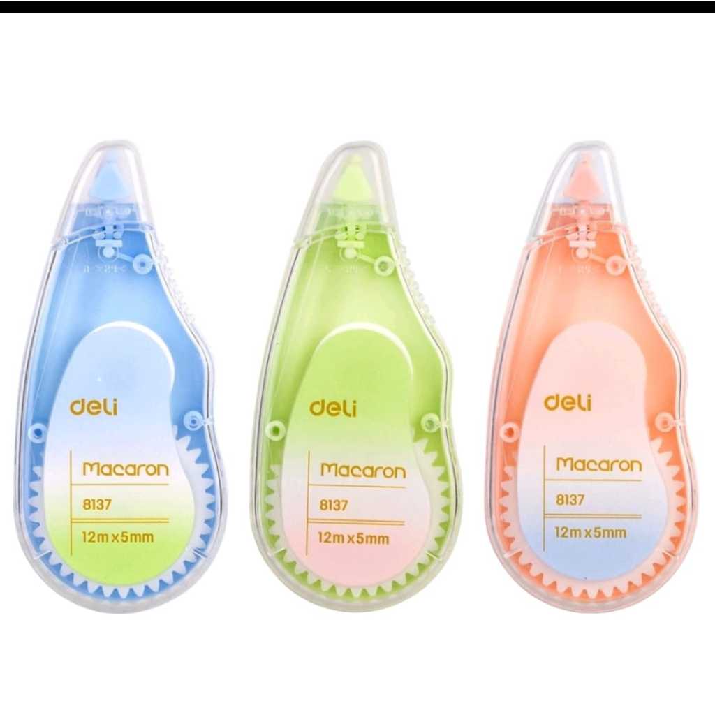 

DELI CORRETION TAPE/TIP X KERTAS 12MX5MM