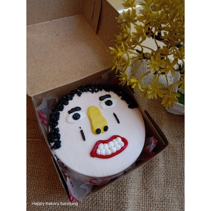

Bento cake Ugly negeroo, ready stok langsung kirim